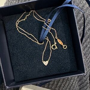 Gold Heart Pendant Necklace